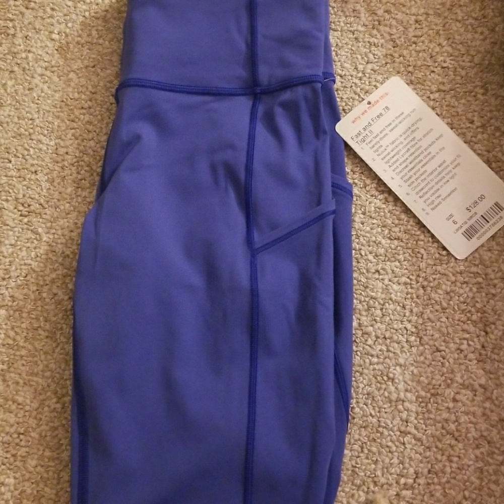 Lululemon leggings Fast and Free